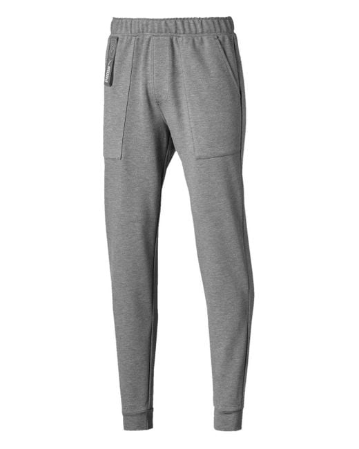 PUMA Gray Nu-Tility Track Pants for men