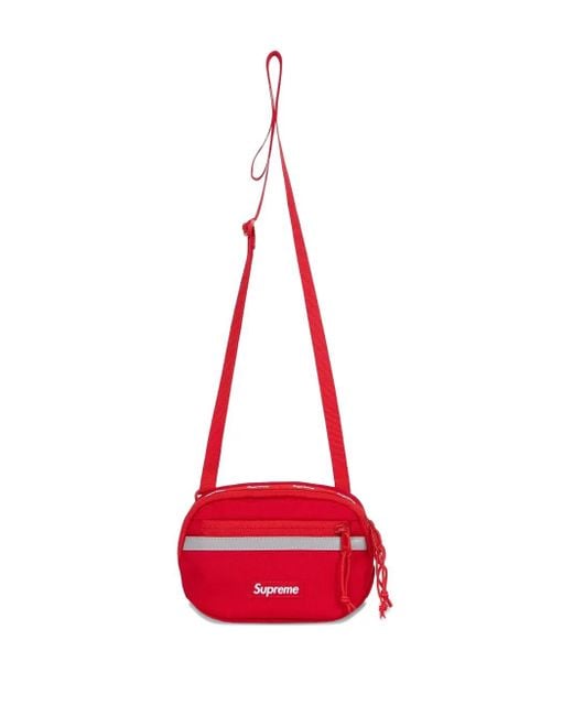 Supreme Mini Side Messenger Bag in Red for Men | Lyst