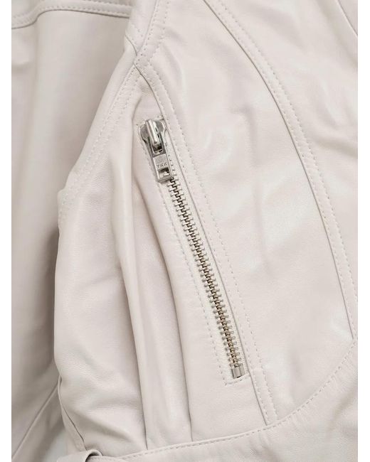 VAQUERA White Asymmetric-Zip Jacket