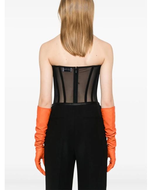 Jean Paul Gaultier The Corset ボディスーツ Black