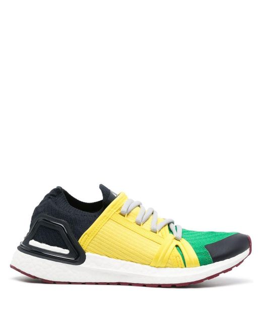 adidas By Stella McCartney Colour-block Running Sneakers in Yellow | Lyst