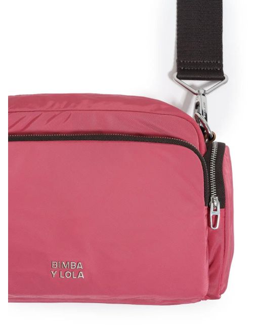 Bimba Y Lola Medium Crossbodytas Met Zak in het Pink