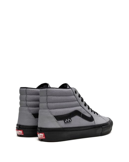 Vans Black Sk8 Hi "Nubuck" Sneakers for men
