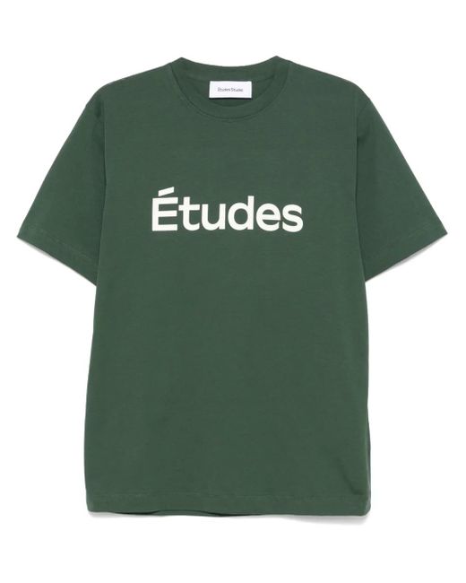 Etudes Studio ロゴ Tシャツ Green