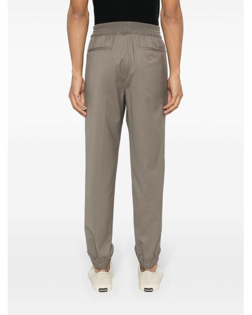 Zegna Gray High Performance Wool joggers for men