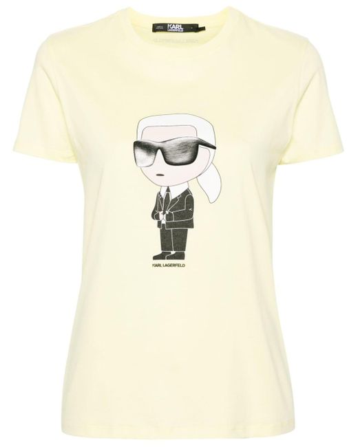 T-shirt Ikonik 2.0 Karl Karl Lagerfeld en coloris Natural