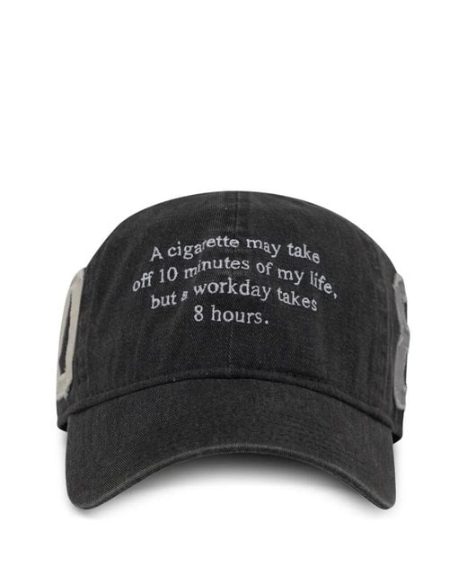 PRAYING Black Cig Baseball Cap for men