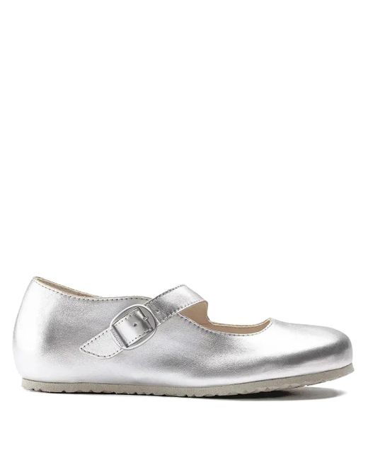 Bailarinas Tracy metalizadas Birkenstock de color White