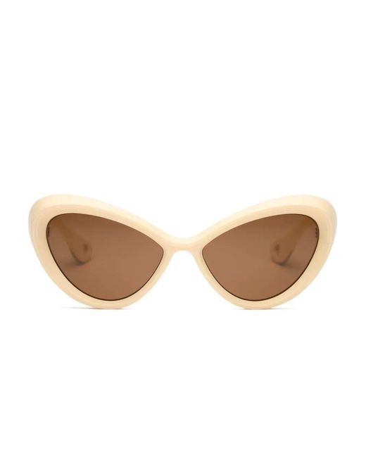 Jean Paul Gaultier Natural Parisian Cat-Eye Sunglasses
