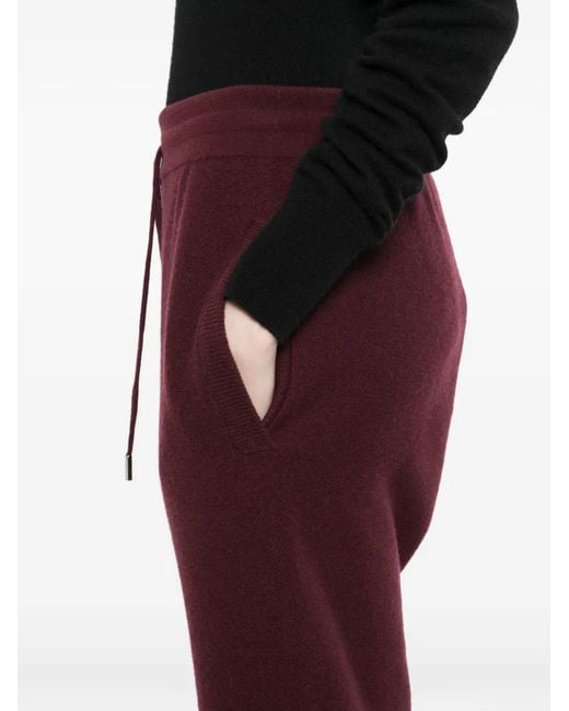 Versace Red Drawstring Trousers