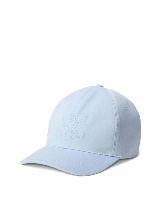 Ralph Lauren Blue Logo-Embroidered Cap for men