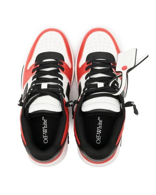 Off-White c/o Virgil Abloh Red Off- Sport Shoes 'Out Of Office'