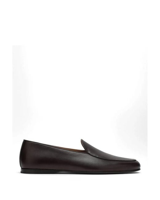 Loro Piana White Classic Loafers for men