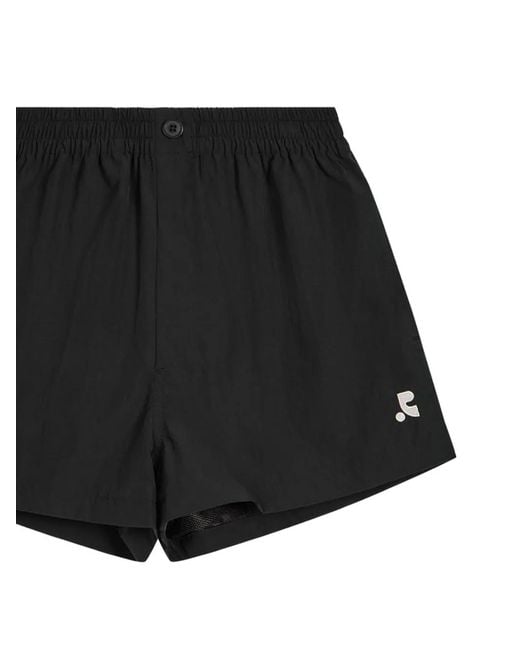 Rest&Recreation Black Button Easy Shorts