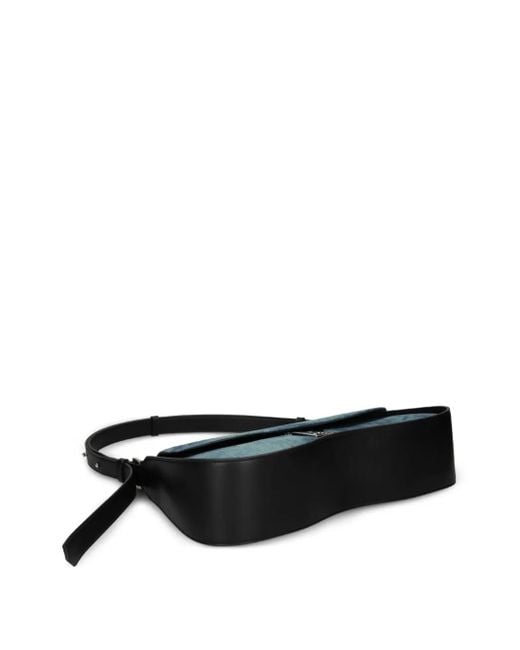 Karl Lagerfeld Blue Denim Tie-Dye Satchel