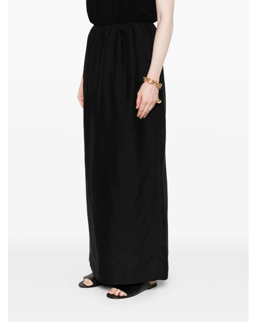 The Row Black Saul Maxi Skirt