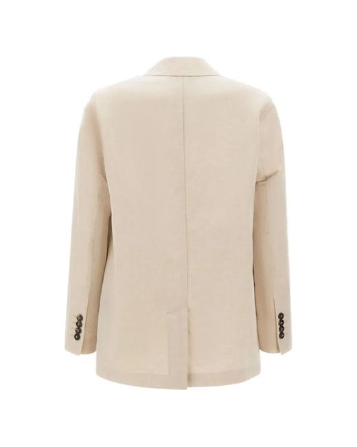 Rrd Natural Single-Breasted Canvas Blazer