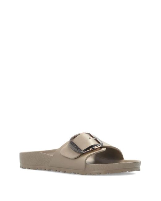Birkenstock Natural Buckle-Detail Slides