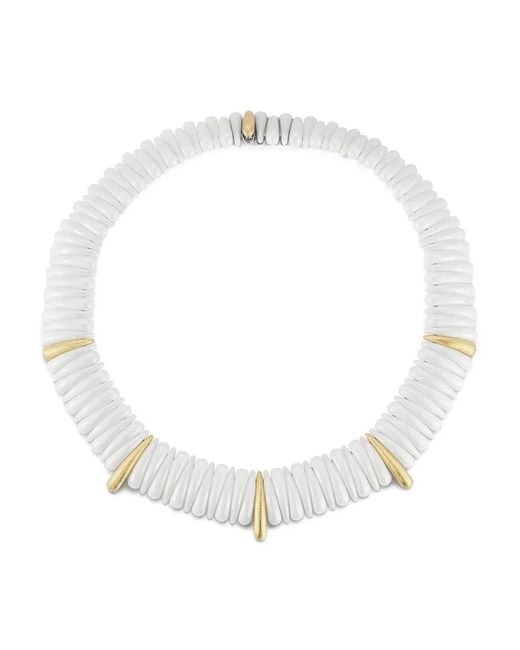’ROBERTO DEMEGLIO White 18Kt Artiglio Necklace
