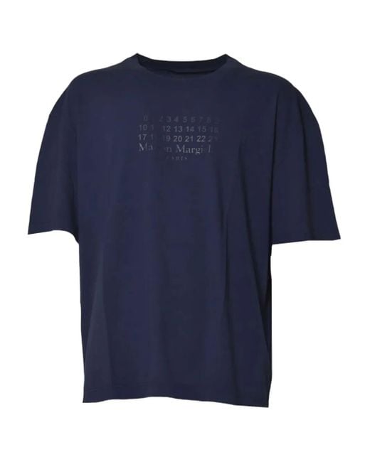 T-Shirt Imprimé Maison Margiela pour homme en coloris Blue