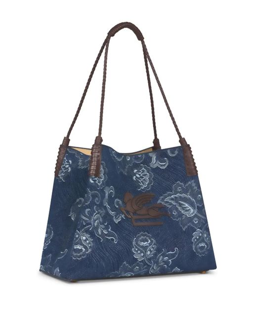 Etro Libra ハンドバッグ M Blue