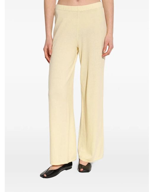 Lisa Yang White Elasticated Trousers