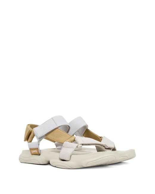 Camper White Karst Strap Sandals