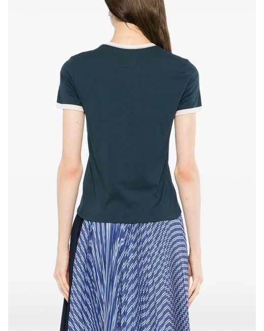 SPORT b. by agnès b. Blue Logo T-Shirt
