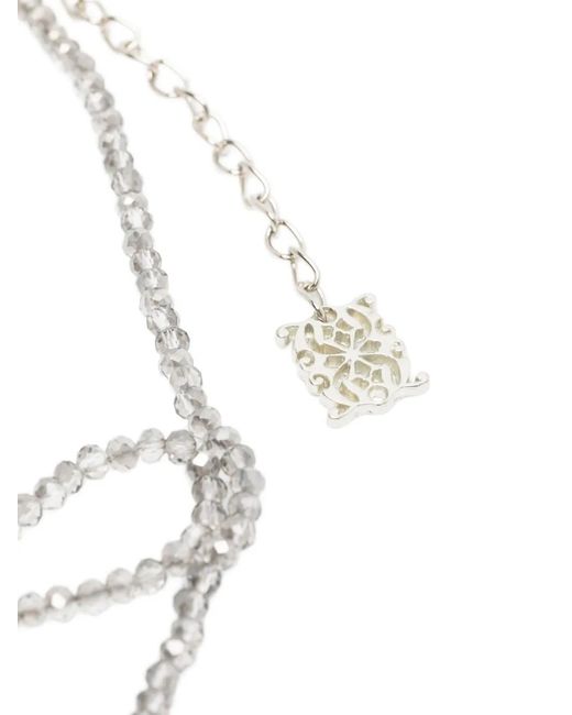 Panicale White Collier À Perles