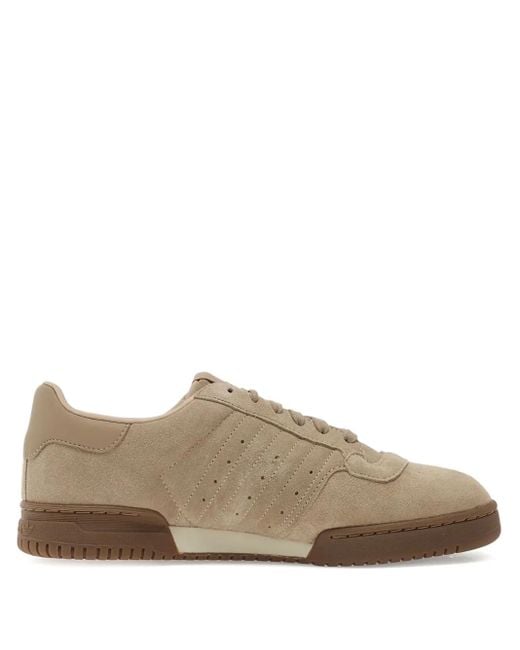 Adidas Brown Powerphase Perforated Sneakers for men