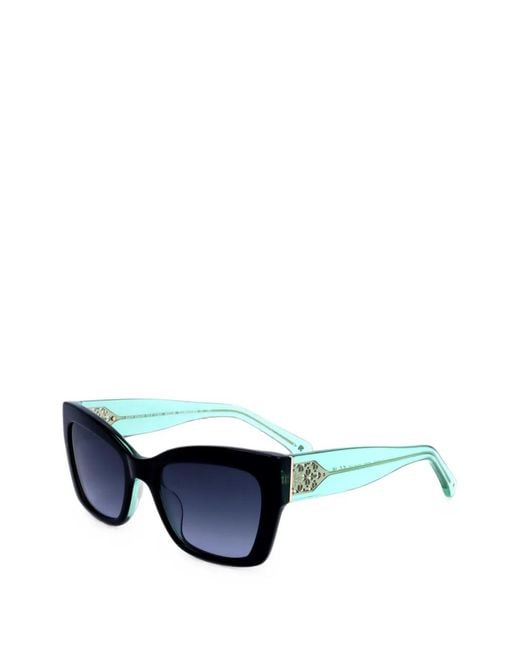 Kate Spade Blue Valeria Square-Frame Sunglasses