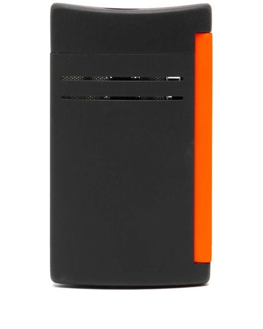 S T Dupont Black Minijet Matte Lighter for men