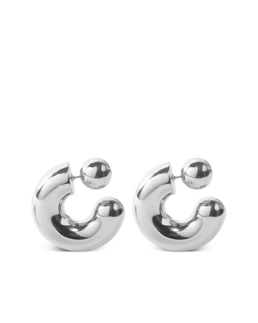 Jenny Bird Metallic Large Tome Hoop Earrings