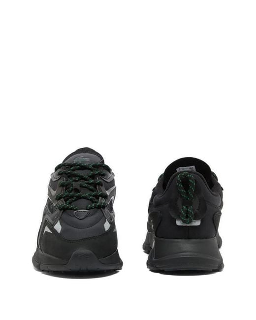 Lacoste Black Neo Tech Lace-Up Sneakers for men