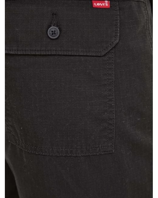Levi's Black Straight-Leg Trousers for men
