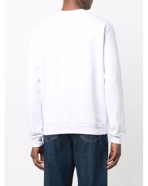 MSGM Sweater Met Logoprint in het Black voor heren