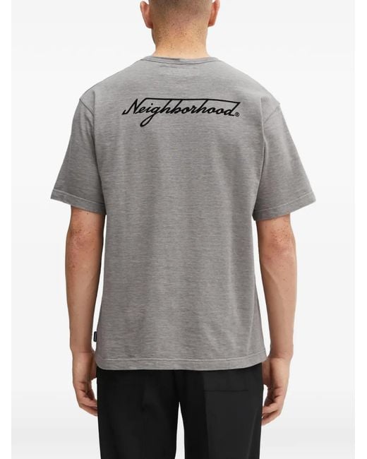 Neighborhood Gray Patch-Pocket T-Shirt for men