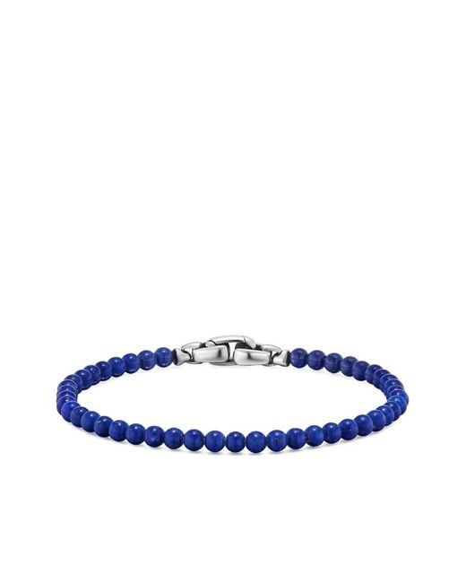 David Yurman Metallic Sterling Spiritual Beads Bracelet (4Mm) for men