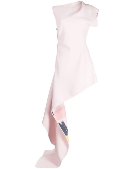 Maticevski Pink Indicative Cut Away Dress