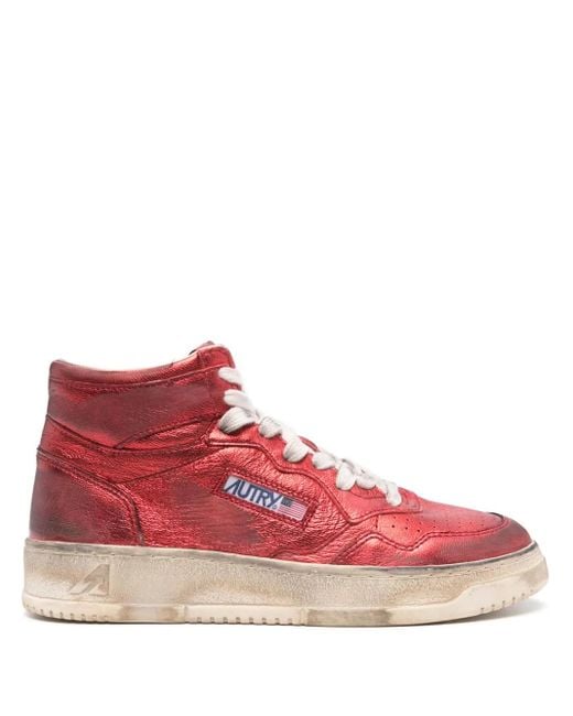 Autry Pink Sup Vint Sneakers