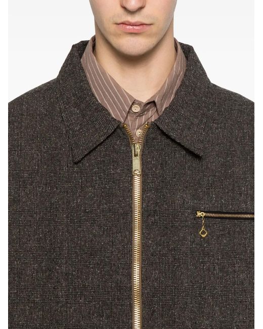 A Tentative Atelier Black Zip-Up Jacket for men