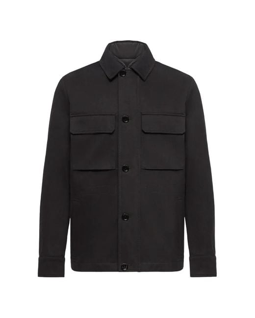 Moncler Black Thaldrik -In-1 Down Bomber Jacket for men
