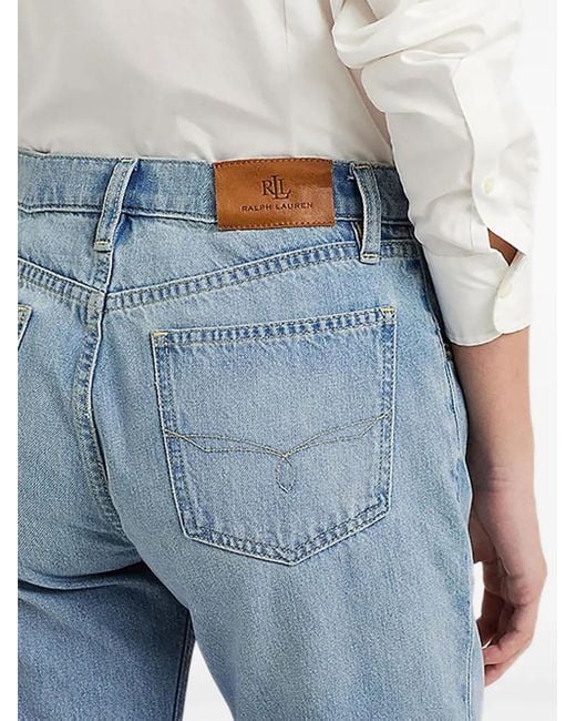 Ralph Lauren Blue Logo-Patch Jeans