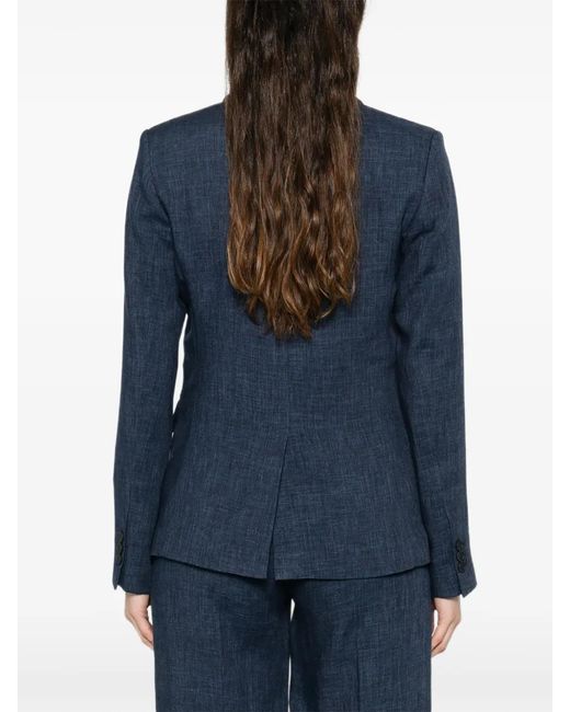 P.A.R.O.S.H. Blue Pocket Blazer