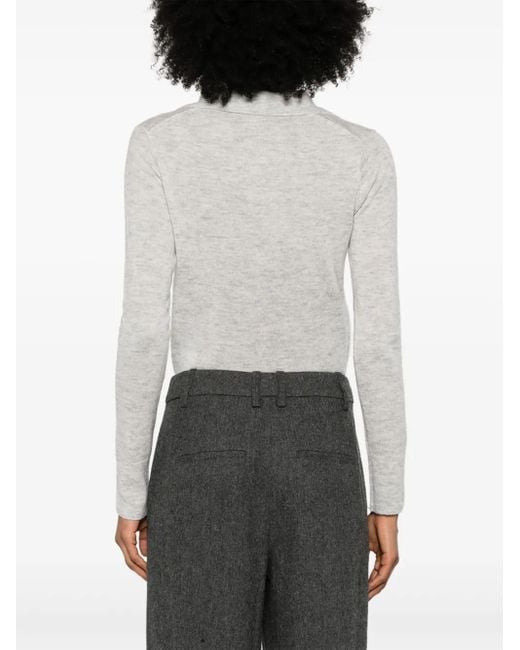 Vince Gray Herringbone Trousers