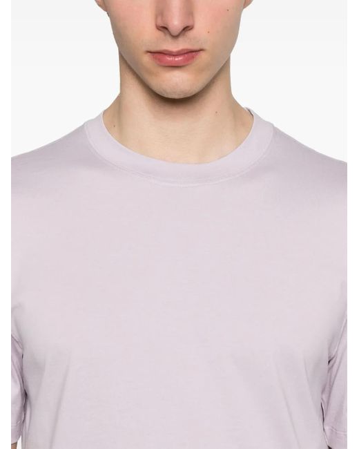 Brunello Cucinelli Pink Jersey T-Shirt for men