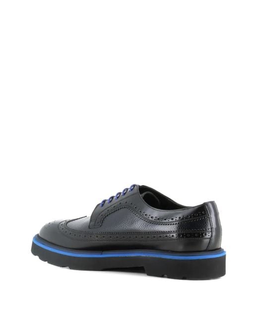 Paul Smith Blue Shoe "Count" Brush Off Shoes for men