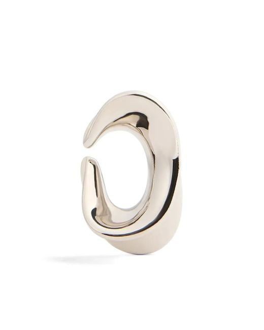 Pendiente earcuff Shadow Khaite de color Metallic