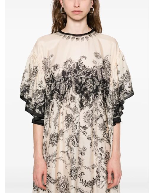 Zimmermann ペイズリー マキシドレス White