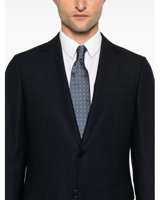 Zegna Black Wool Suit for men